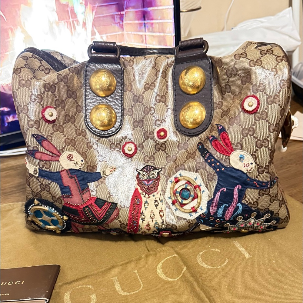 Gucci Multicolor Embroidered Bag - Picture 9 of 15